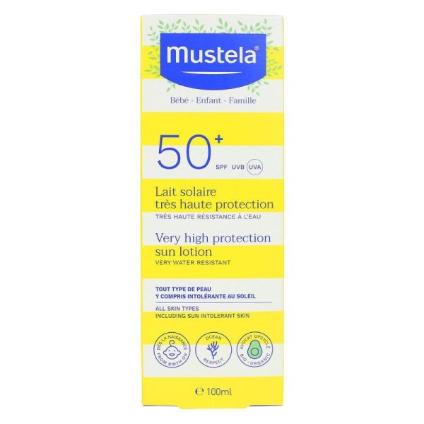 Mustela Solaire Spf50+ Lait Sol Famille 100Ml