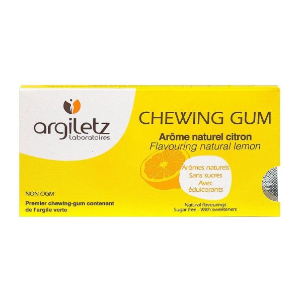 12 chewing-gums arôme citron