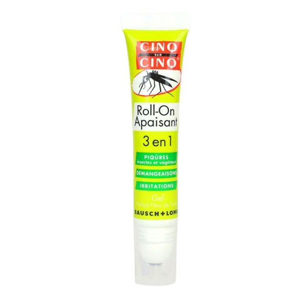 Cinq Sur Cinq Gel Apais 3 En 1 Roll-On/7Ml