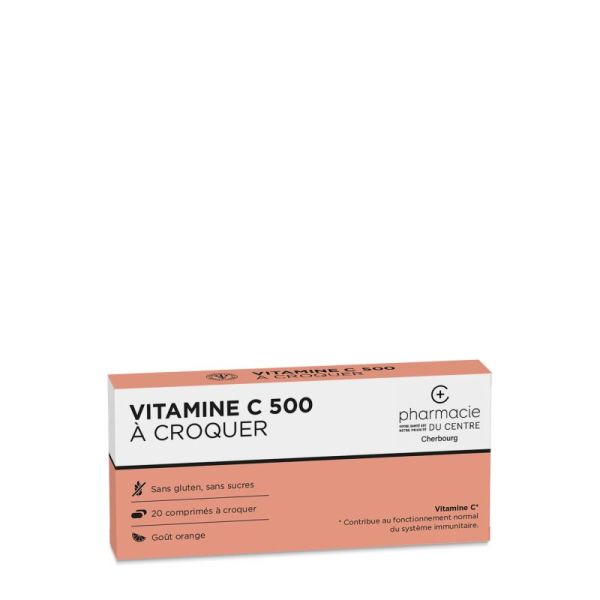 Unifarco Vit C 500 Cpr Croq Orange B/20