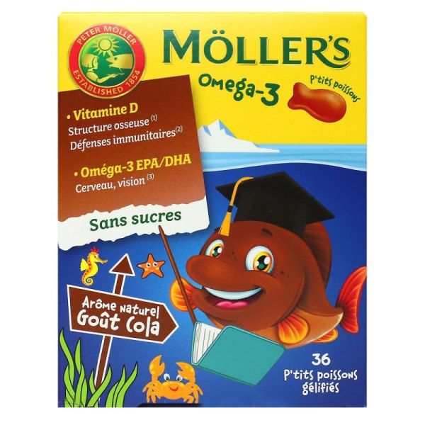 Mollers Gom P'tits Poissons Cola B/36