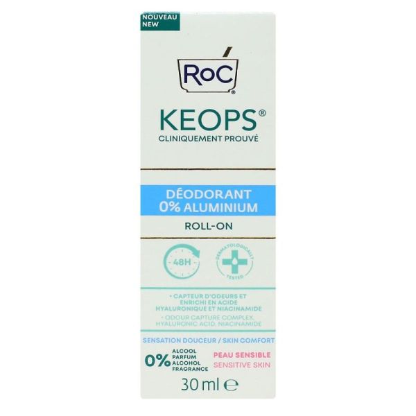 Keops Déod 0% Aluminium Roll-On/50Ml