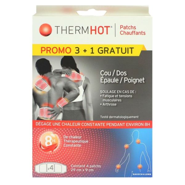 Therm-Hot Patch Chauff Cou/Dos/Épa/Poi B/4