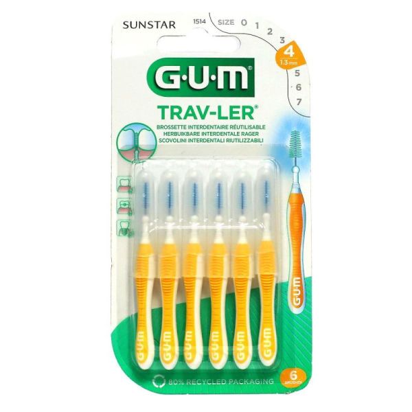 Gum Travler Brossett In-D Voy 1.3Mm B/6