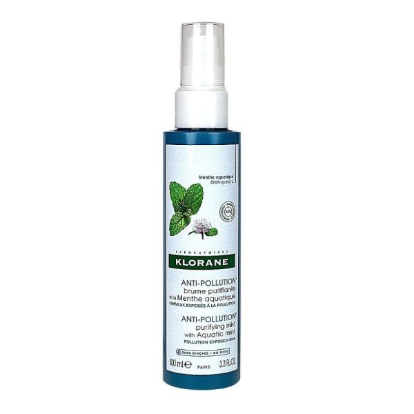Klorane Capill Brume Menthe Aquat Bio 100Ml