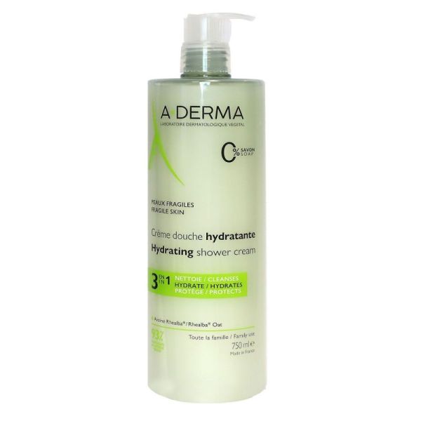 Aderma Crème Douche Hydratante Flacon Pompe/750Ml