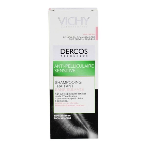 Dercos Shamp Antipell Sensitive Fl/200Ml