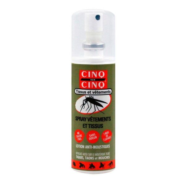 Cinq Sur Cinq Spray Vêtements Tissus Fl/100Ml