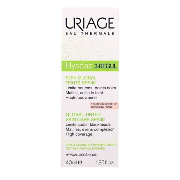 Uriage Hyseac 3-Regul Spf30 Cr Soin Gl 40Ml