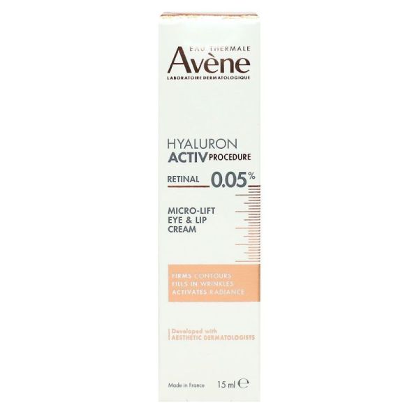 Avene Hyalu Activ Procedure Cr Yeux Lèv 15Ml