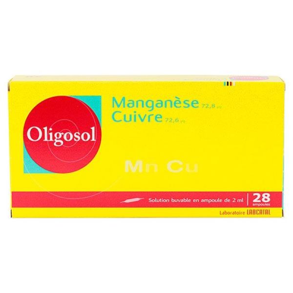 Oligosol Mn Cu S Buv En Amp 28Amp/2Ml