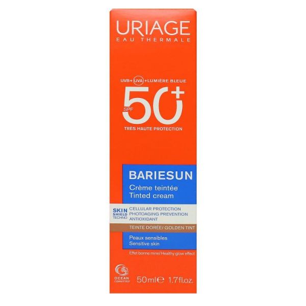 Uriage Bariesun Spf50+ Cr Teint Dorée T/50Ml