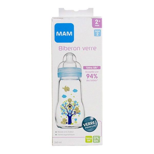 Mam Bib Tét Déb2 Bleu 260Ml