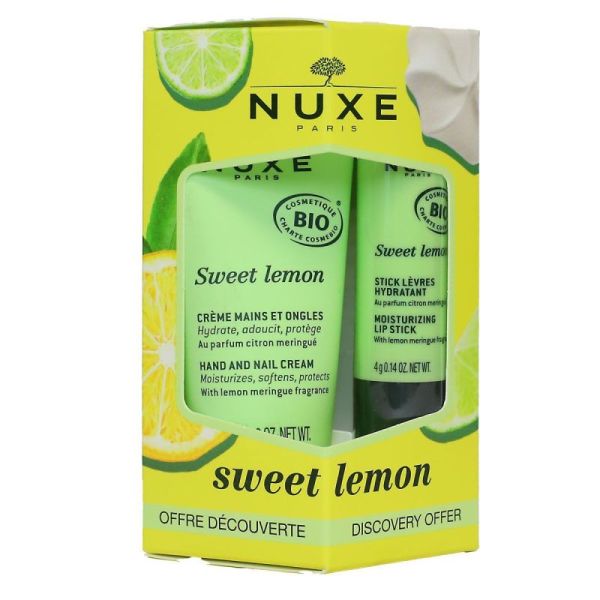 Nuxe Sweet Lemon Cr Mains T/30Ml+St Lèv
