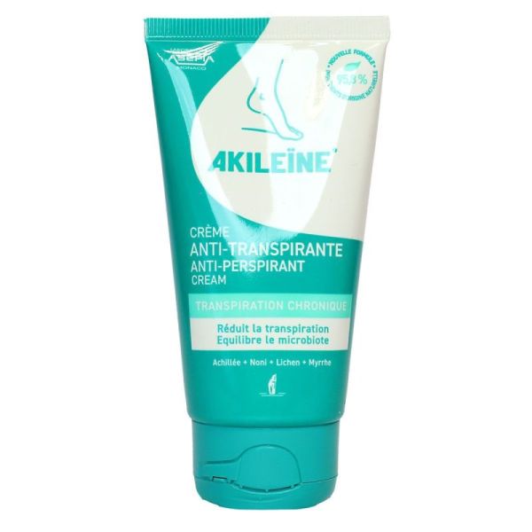 Akileine Soins Verts Crème Antitranspirante Tube/75Ml