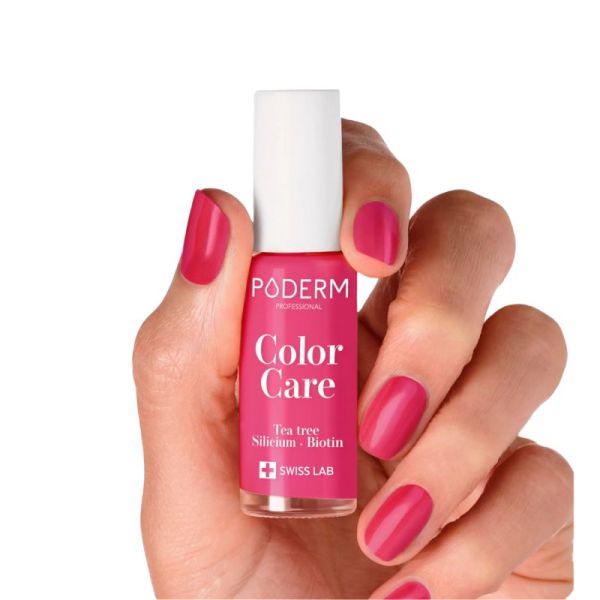 Poderm Vernis Color Care 599 Rose Framboi 8Ml