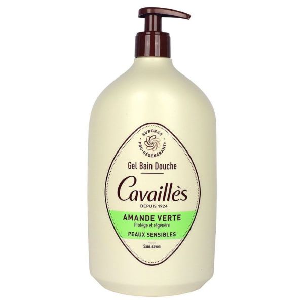 Cavailles Gel Bain Dche Amande Fl Ppe/1L