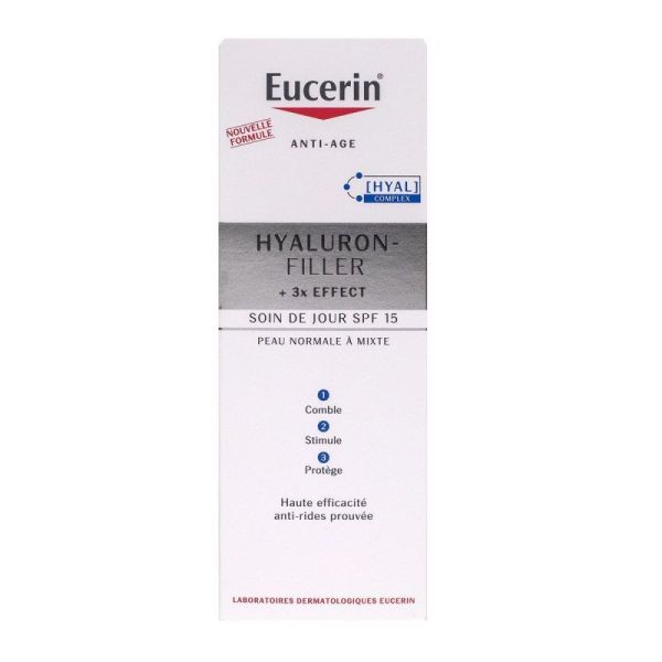 Eucerin Hyaluron-Fill+3X Spf15 Emul Pn 50Ml