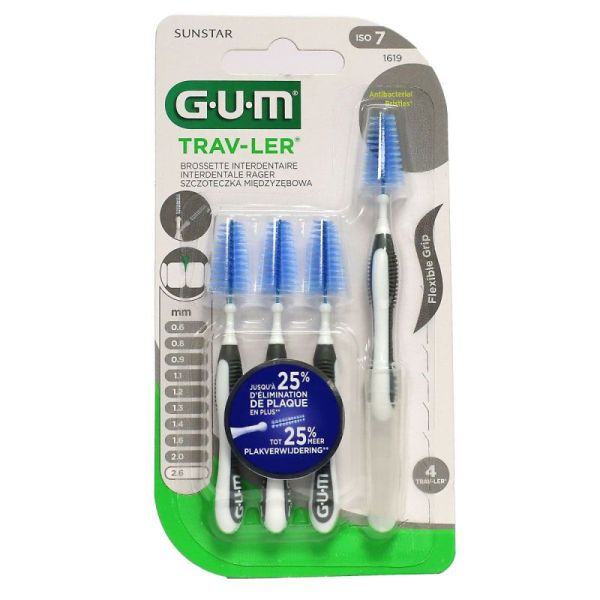 Gum Travler Brossett Int-Dent 2.6Mm B/4