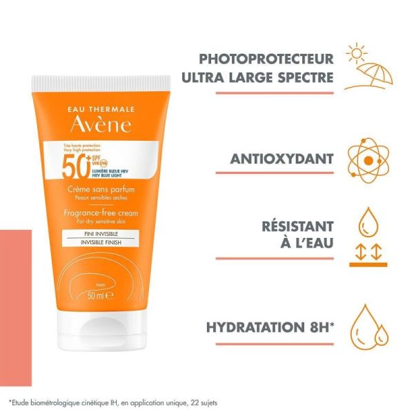 Avene Solaire Spf50+ Cr Ss Parf T H Pr T/50Ml