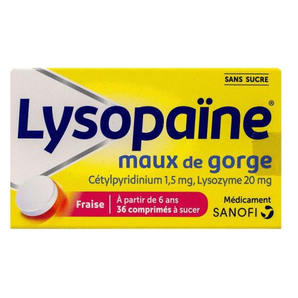Lysopaïne Cetyl Cpr Suc Ss Su Ci Gin Éd 2T/18