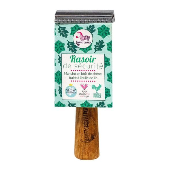Lamazuna Manche Chêne Rasoir Sûreté