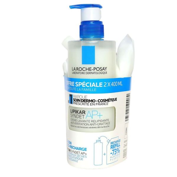 Lipikar Syndet Ap+ La R P Cr Lav Rel 400Ml+R