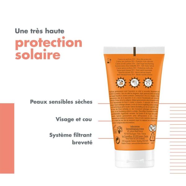 Avene Solaire Spf50+ Cr Ss Parf T H Pr T/50Ml