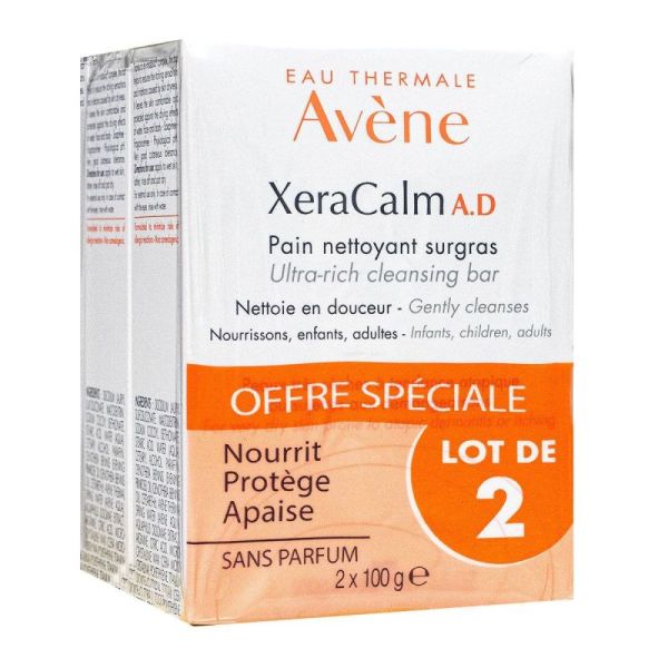 Avene Xeracalm A.d Pain Surgras Nettoy 2X100G