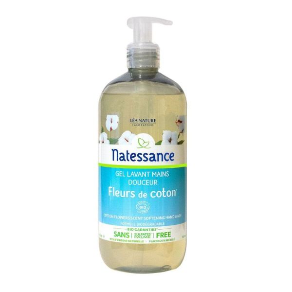 Natessance Gel Lavant Mains Fl Coton 500Ml