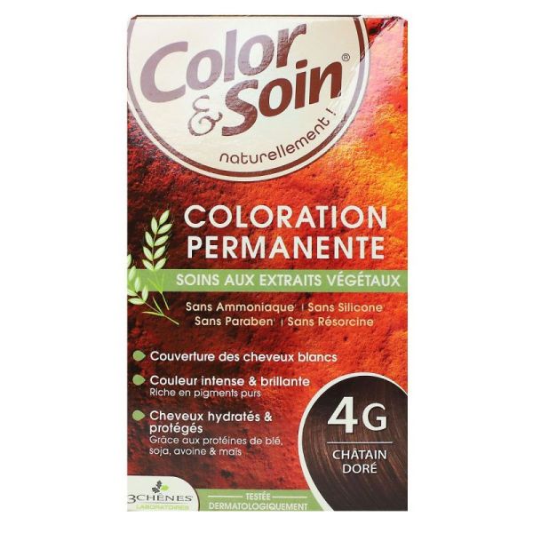 Color&Soin Kit Coloration Perm 4G Chât Doré