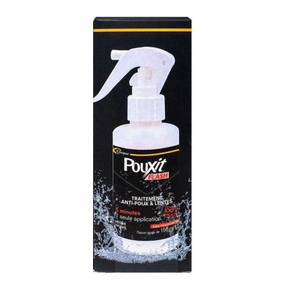 Pouxit Flash Lot Spr/150Ml Sticker