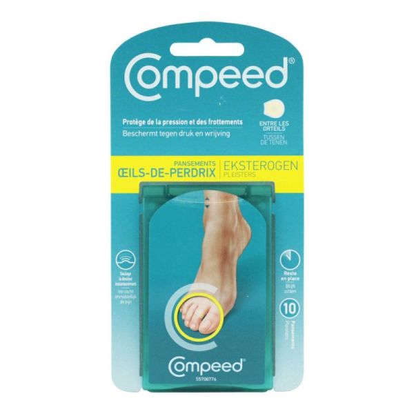 Compeed Soin Pied Pans Oeil Perd B/10