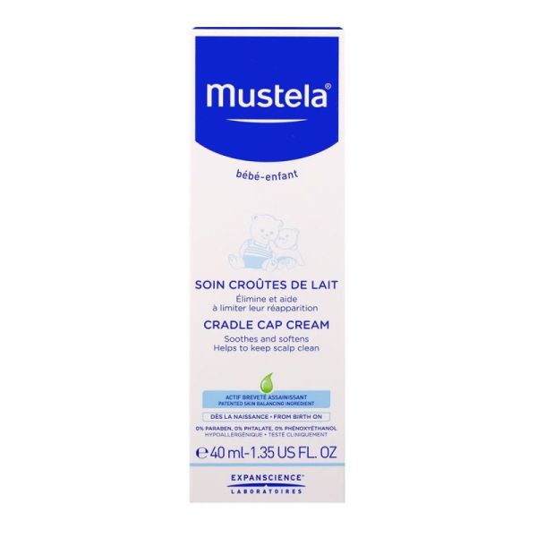 Mustela Bb Enf Cr Soin Croûte Lait T/40Ml