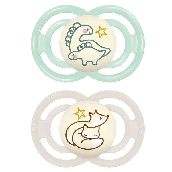 Mam Perfect Sucette Anat Silic +6M Nuit Etui2