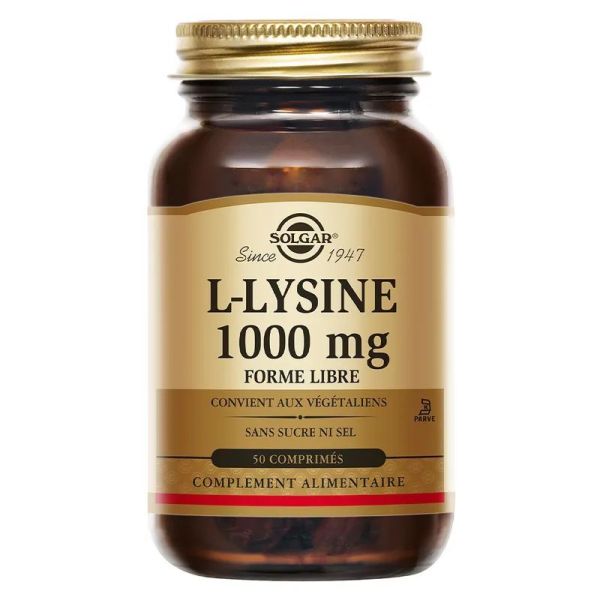 Solgar L-Lysine 1000Mg Tabl P/50