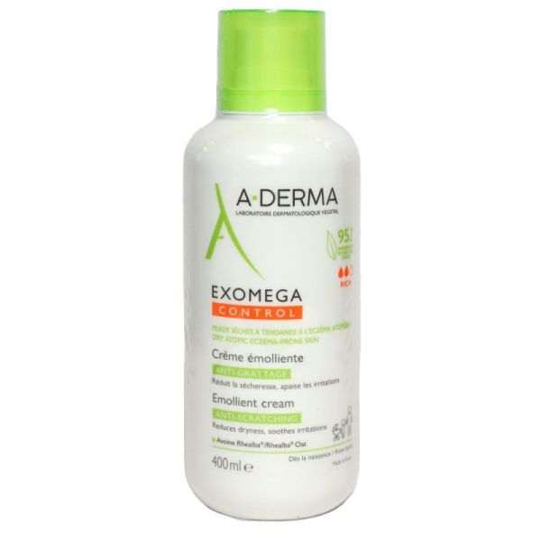 Aderma Exomega Control Crème Émollient Flacon Pompe/400Ml
