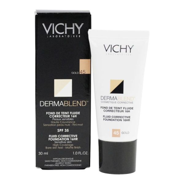 Vichy Dermablend Fd Teint Corr N°45 Gold 30Ml