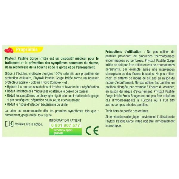 Phytoxil Mal Gorge Past Frts Rges B/16