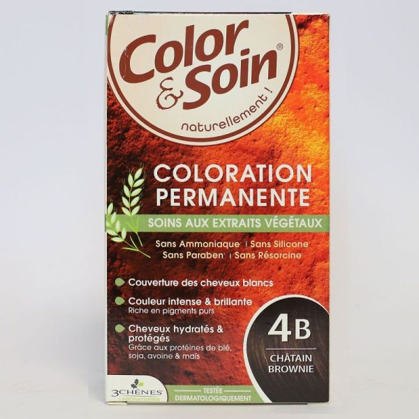 Color&Soin Kit Coloration Perm 4B Chât Browni