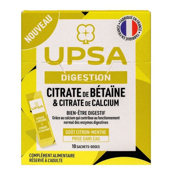 Upsa Citrate Bétaïne Citrate Ca Pdr 10Sach