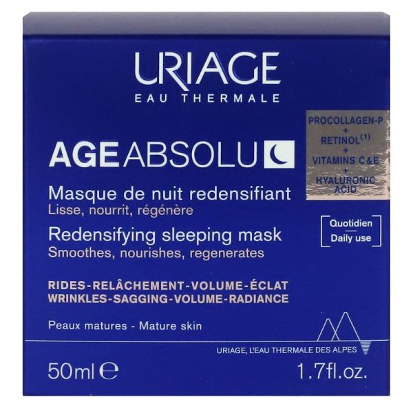 Uriage Age Absolu Masque Nuit Redensif P/50Ml