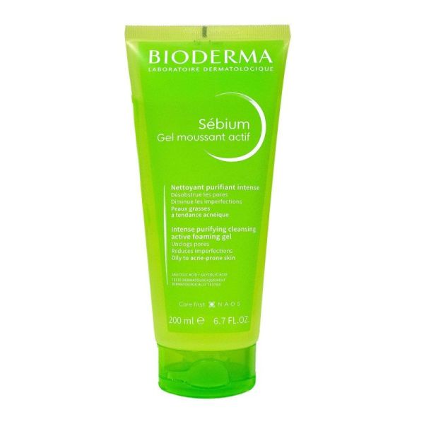 Bioderma Sebium Gel Mouss Actif T/200Ml