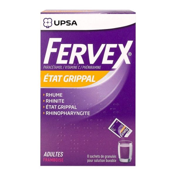 Fervex Glé Buv En Sach Framb Ad 8Sach