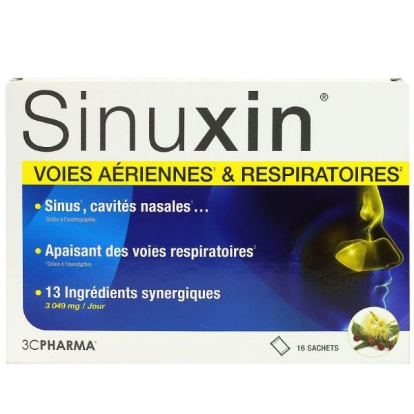 Sinuxin Pdr Sbuv Mangue Voies Aér&Resp 16Sach