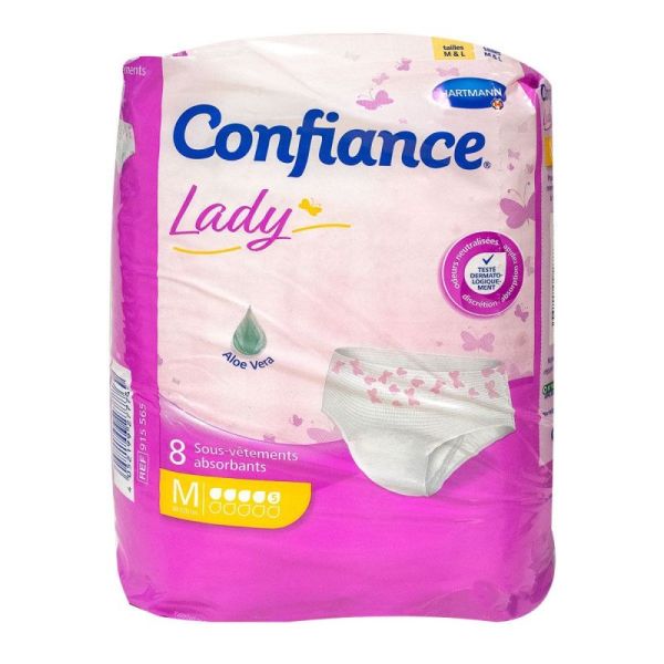 Confiance Lady Slip Absorp 5G M Sach/8