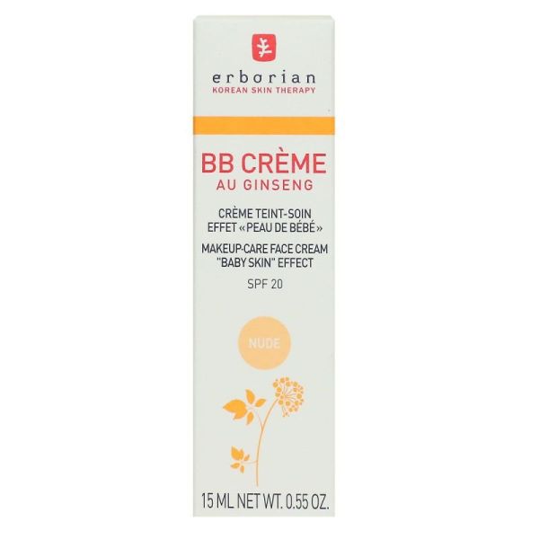 Erborian Bb Creme Cr Ginseng Nude T/15Ml