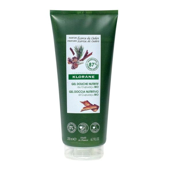 Klorane Soins Corps Gel Dche Écor Cèdre 200Ml