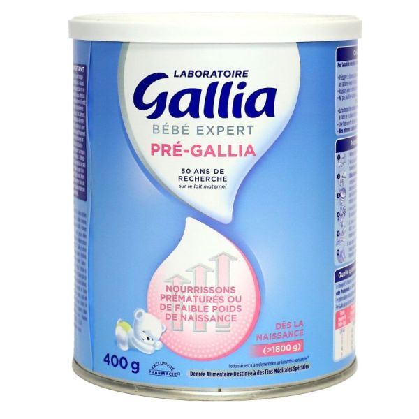Gallia Bb Exp Pre-Gallia Lait Pdr B/400G