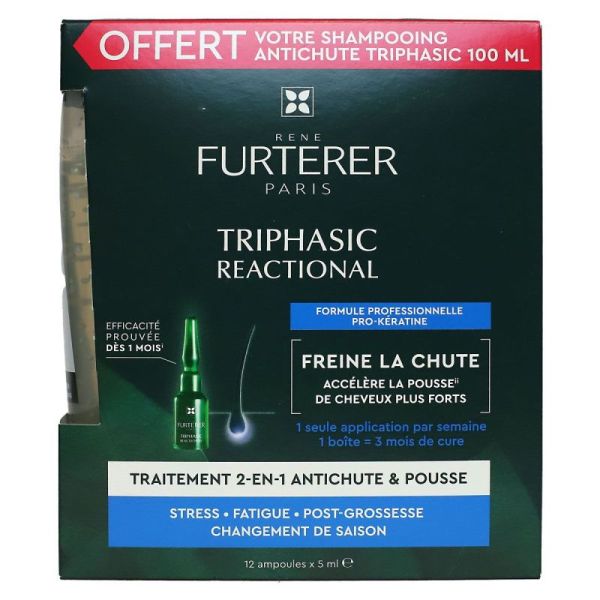 Furterer Triphasic Reaction Sérum 12/5Ml+Sham